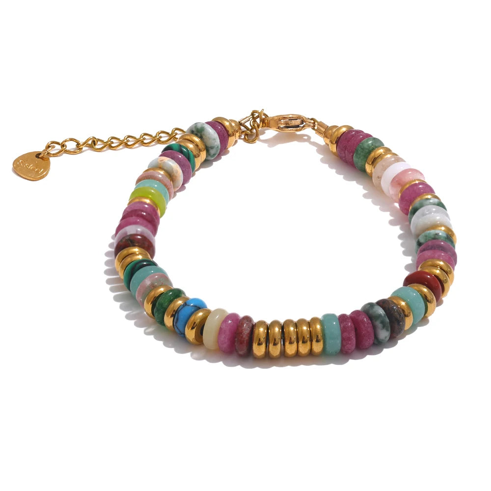 NO:54 Bracciale in pietra naturale (12 varianti)
