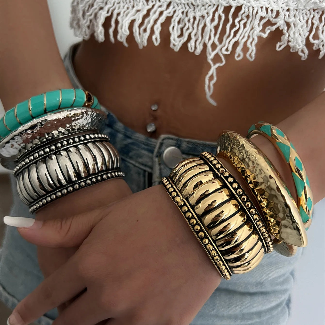 N. 5 Braccialetti Bohémien (6 varianti)