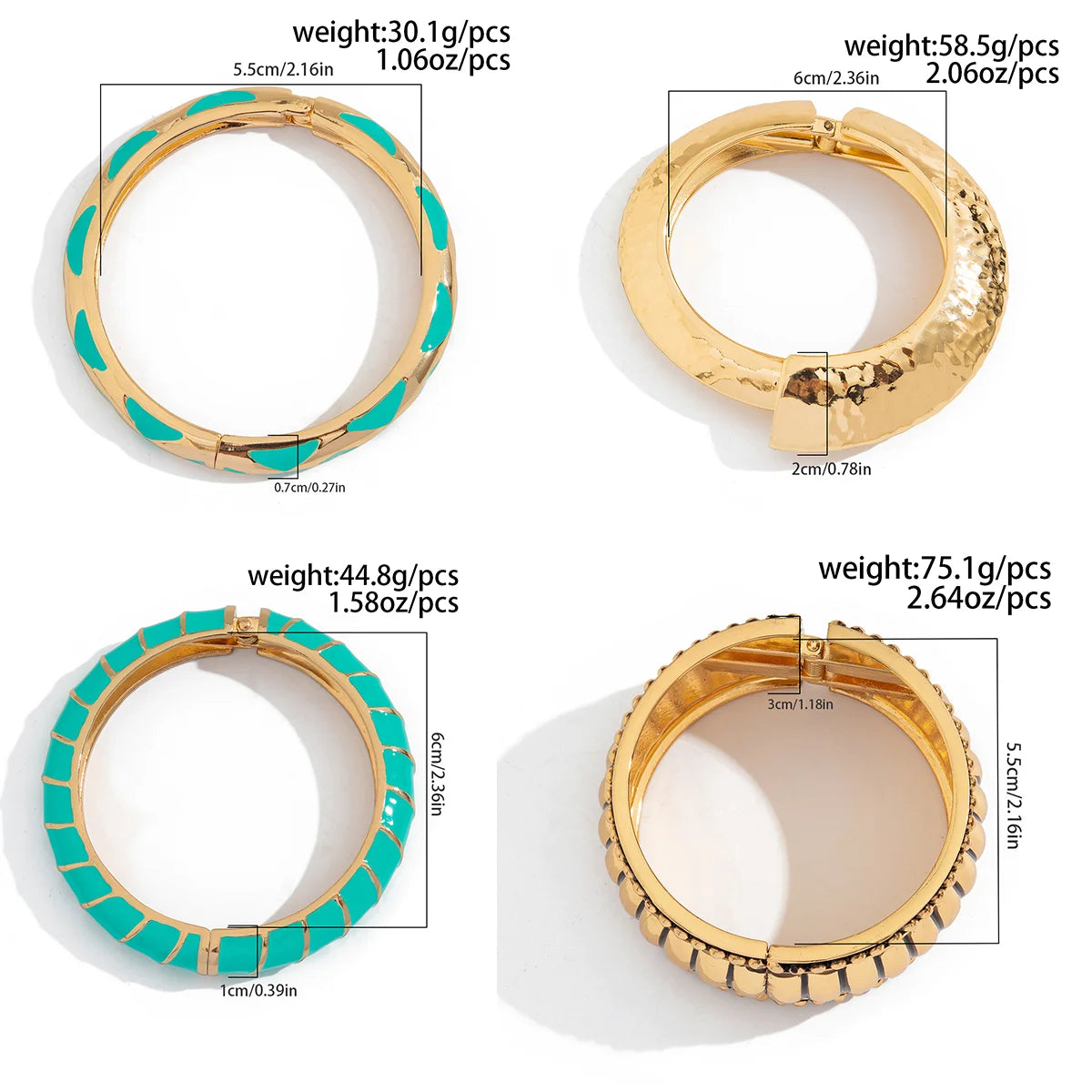 N. 5 Braccialetti Bohémien (6 varianti)