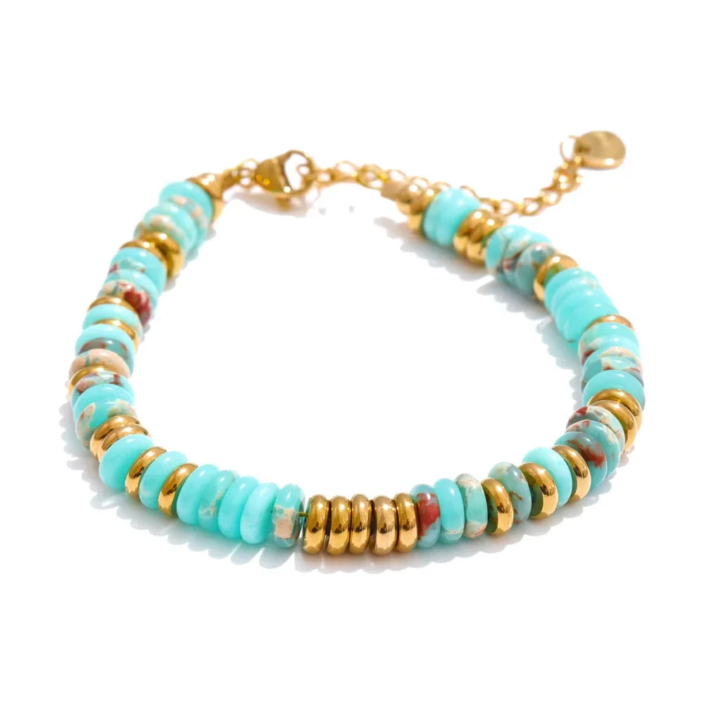 NO:54 Bracciale in pietra naturale (12 varianti)