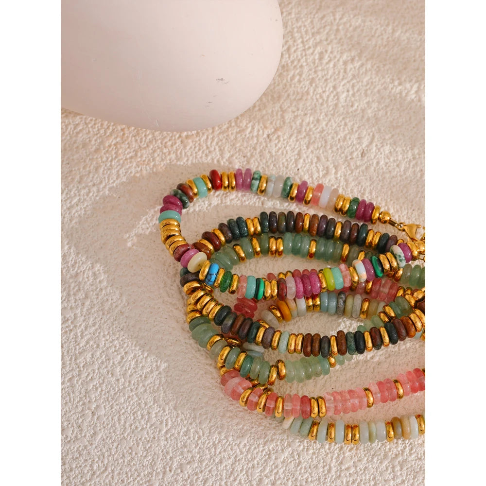 NO:54 Bracciale in pietra naturale (12 varianti)