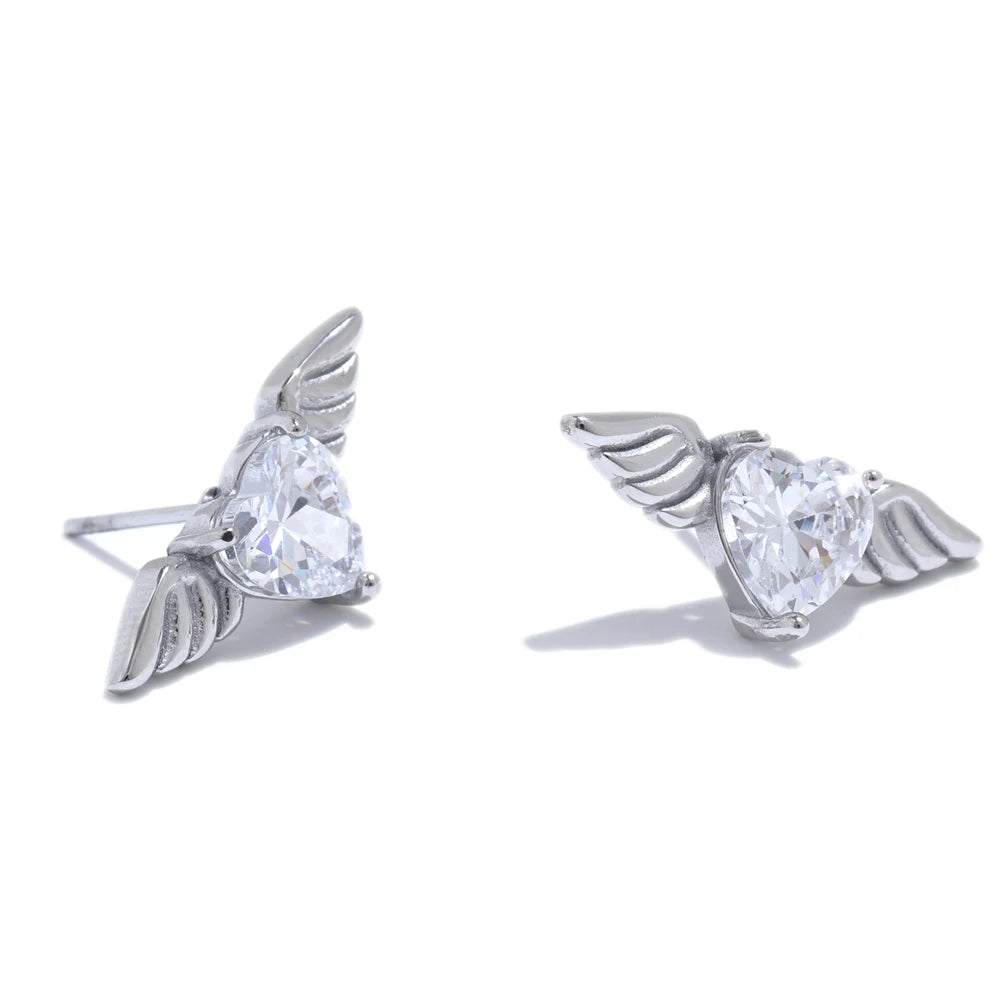 NO:54 Zirconia Wing Earrings