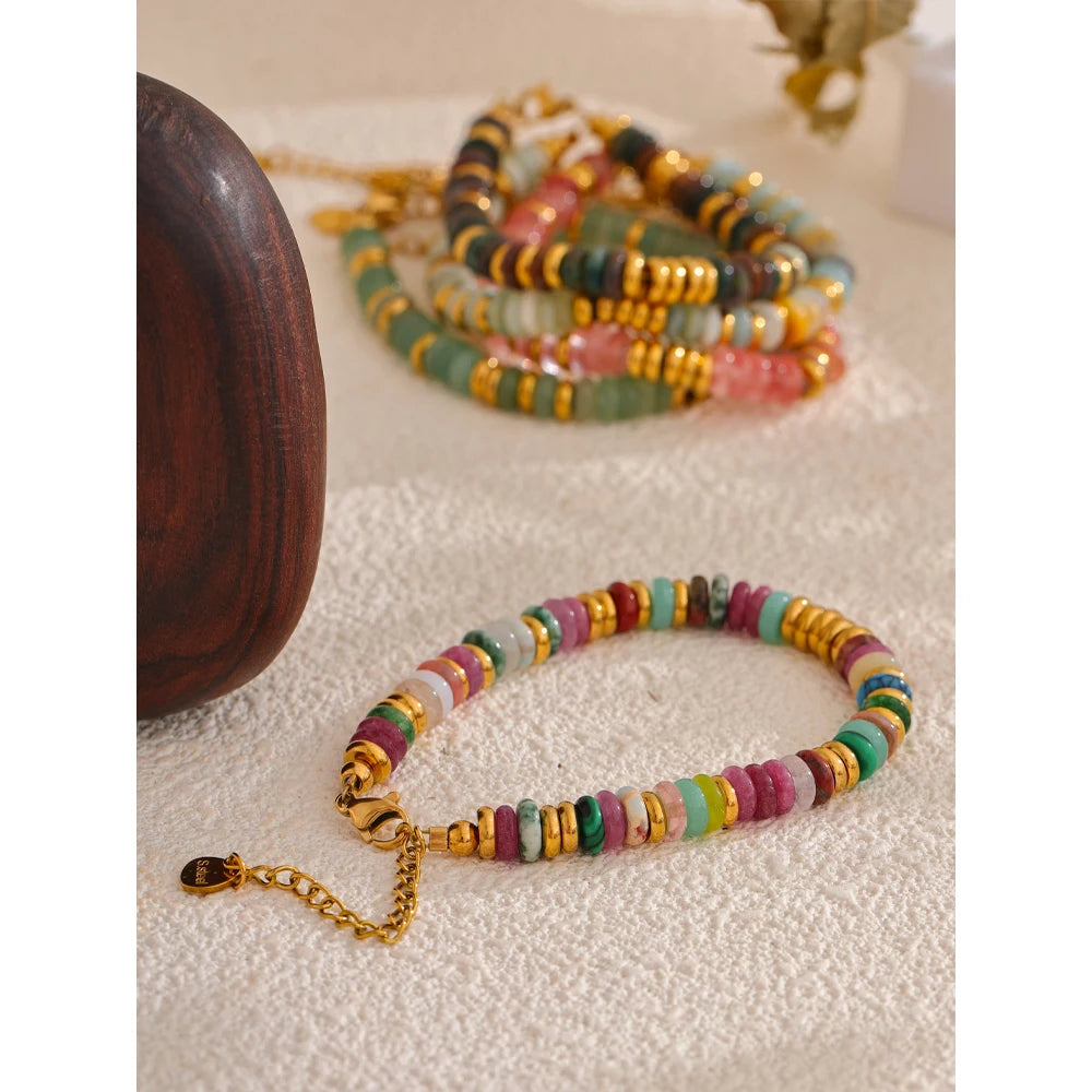 NO:54 Bracciale in pietra naturale (12 varianti)