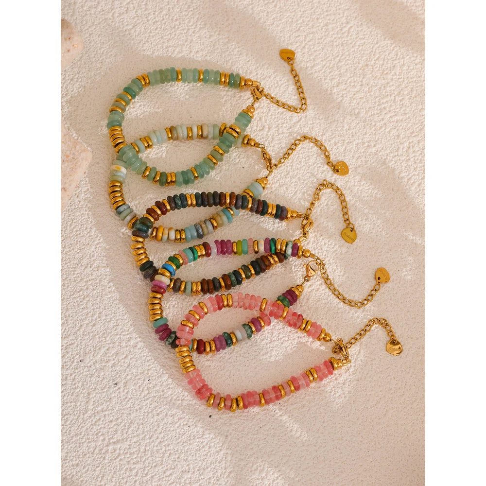 NO:54 Bracciale in pietra naturale (12 varianti)