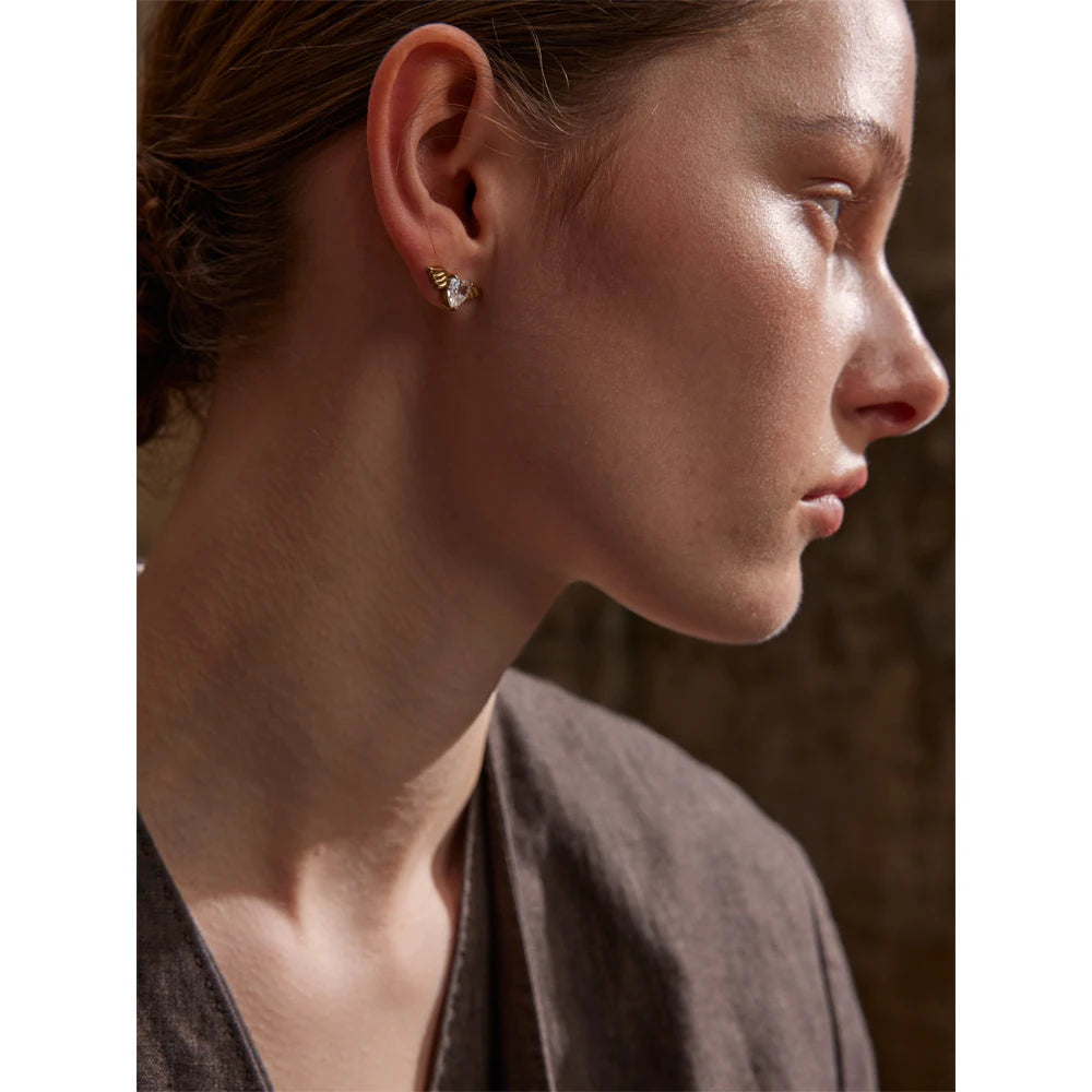 NO:54 Zirconia Wing Earrings