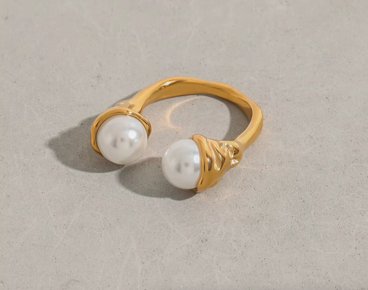 NO:39  Twin Pearl Ring