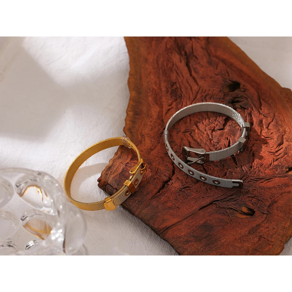 NO:44 Bracciale Occident Metal Texture