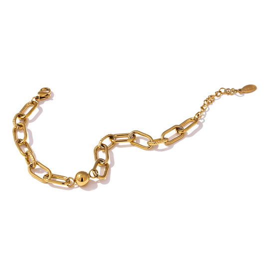 NO:45 Golden Charm Bracelet