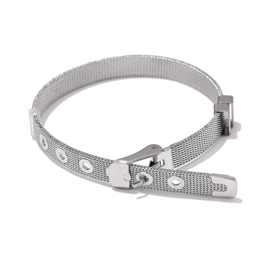 NO:44 Occident Metal Texture Bracelet