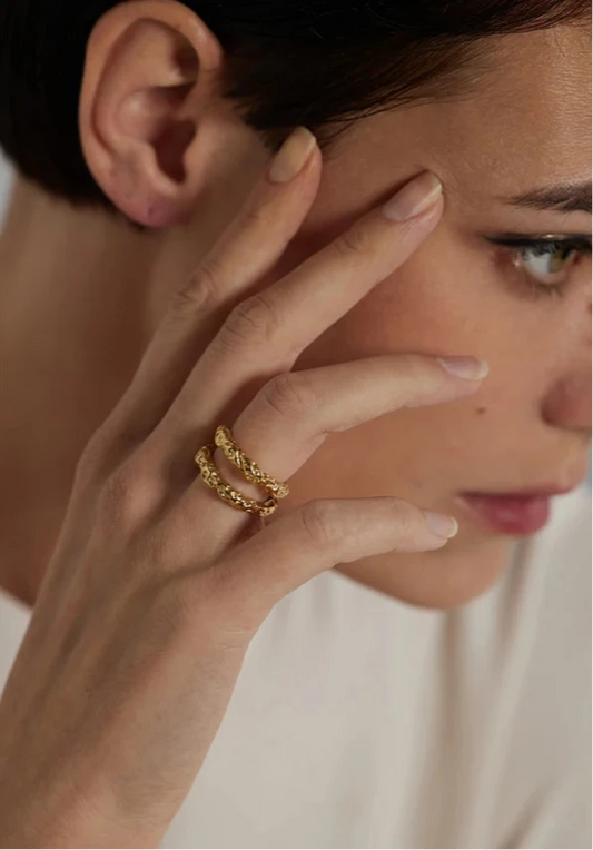NO:41 Textured Weave Ring