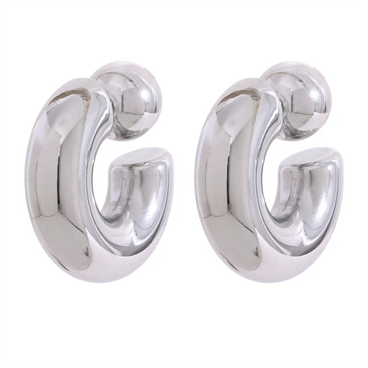 NO:20 C Shape Earrings