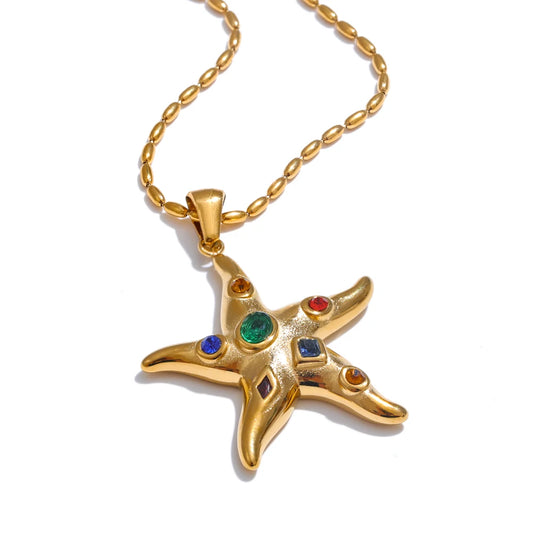 NO:49 Star Zirconia Necklace