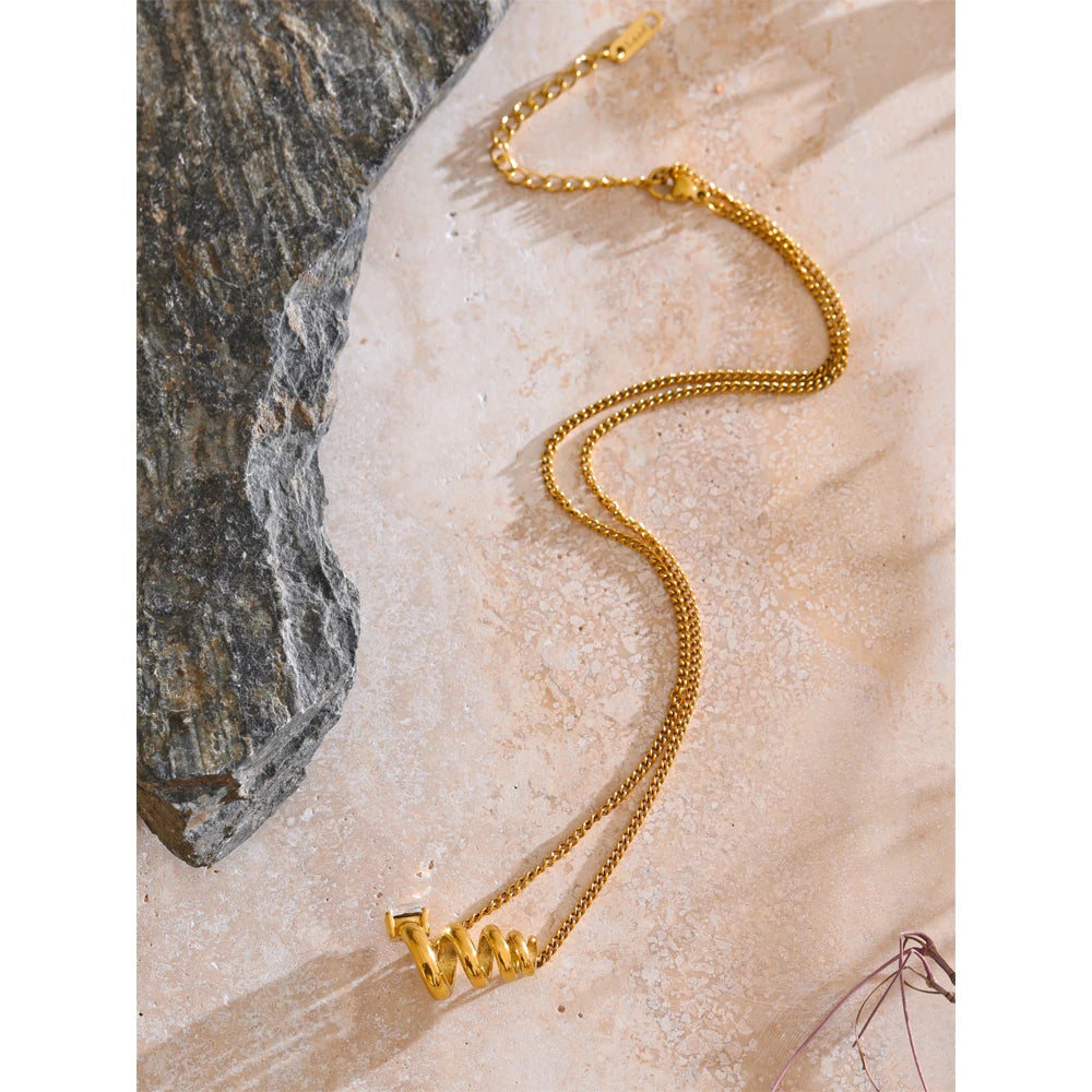 NO:49 Collana con zirconi irregolari