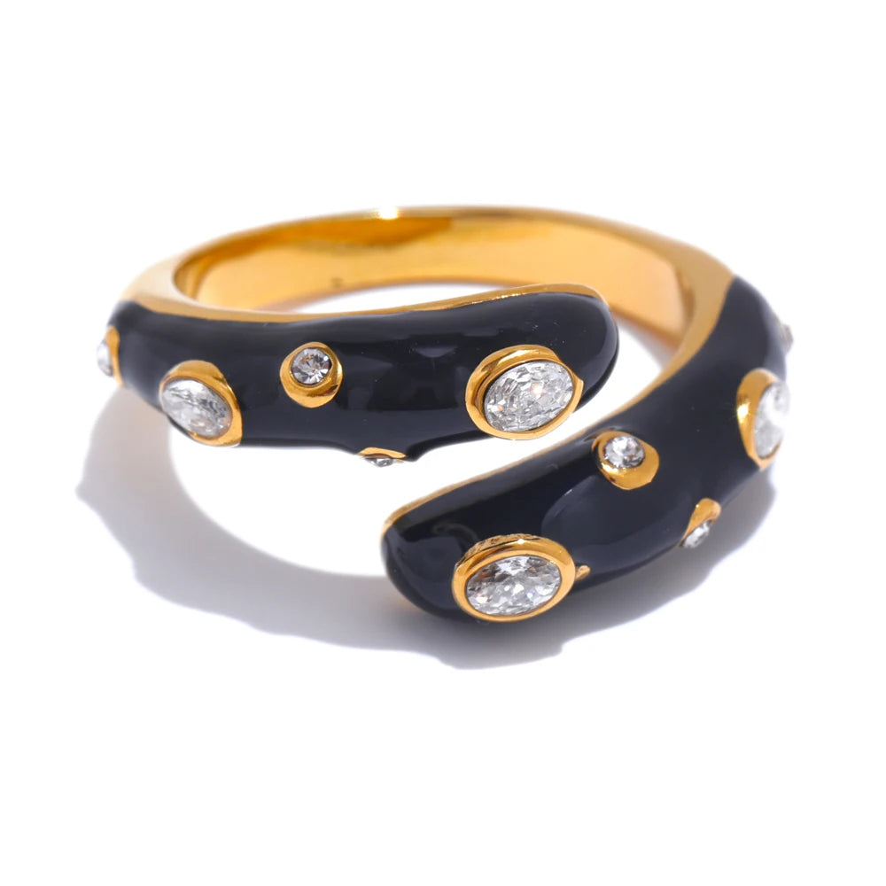 NO:5 Anello aperto in zirconia