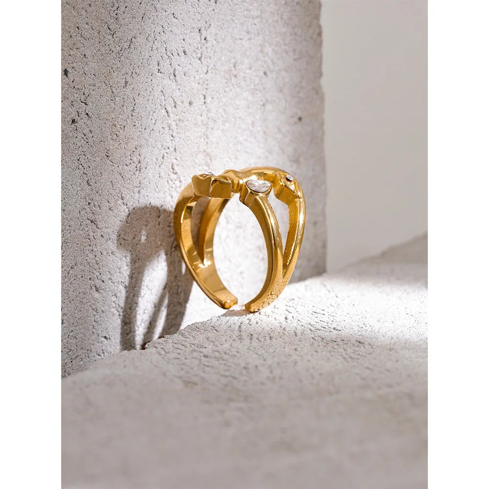 NO:56 Zirconia Face Ring