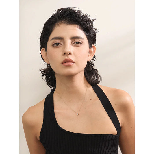 NO:1 Cast Delicate Zirconia Necklace