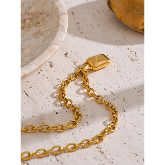 NO:51 Rectangle Necklace