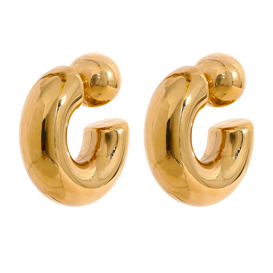 NO:20 C Shape Earrings