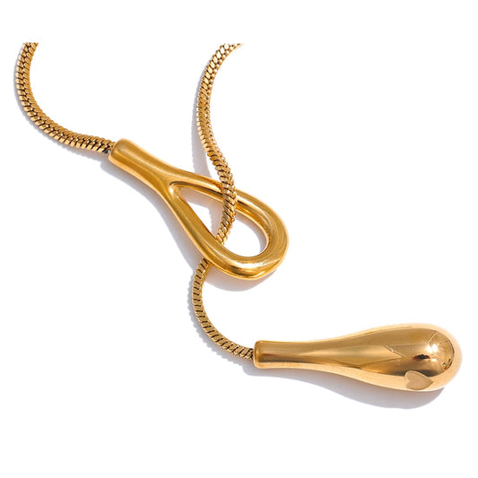 NO:46 Gold Flow Necklace