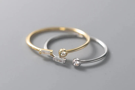 NO:38 Minimal Stone Ring