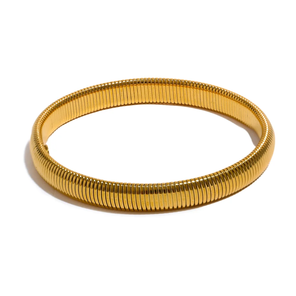 NO:49 Bracciale elastico in metallo spesso