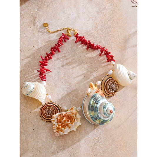 NO:62 Natural Ocean Necklace