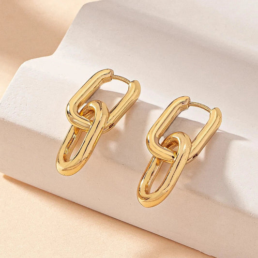 NO:21 Square Hoop Earrings