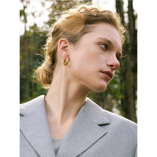 NO:52 U-Shape Hoop Earrings