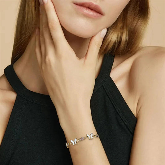 NO:30 Crystal Butterfly Bracelet
