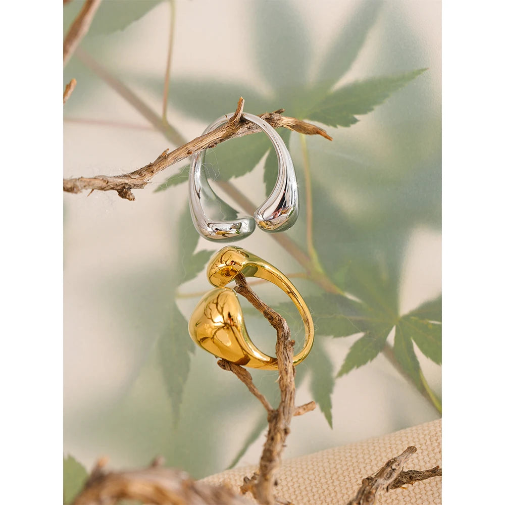 NO:44 Anello Duo Curve 