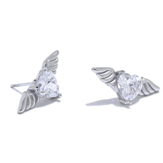 NO:54 Zirconia Wing Earrings