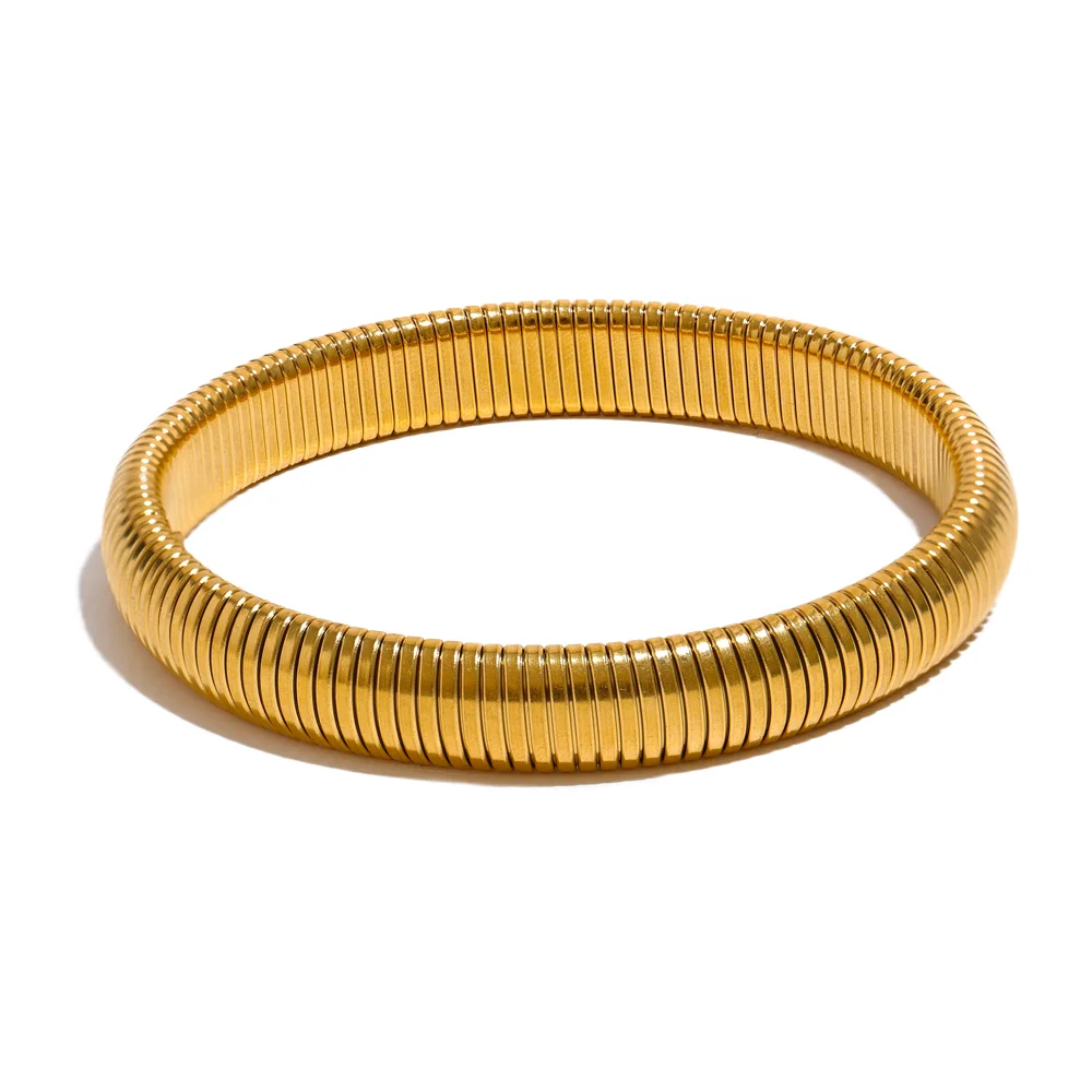 NO:49 Bracciale elastico in metallo spesso