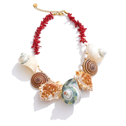 NO:62 Natural Ocean Necklace