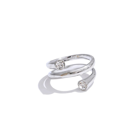 NO:48 Geometric Zirconia Ring