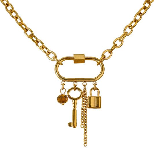 NO:56 Lock Key Necklace