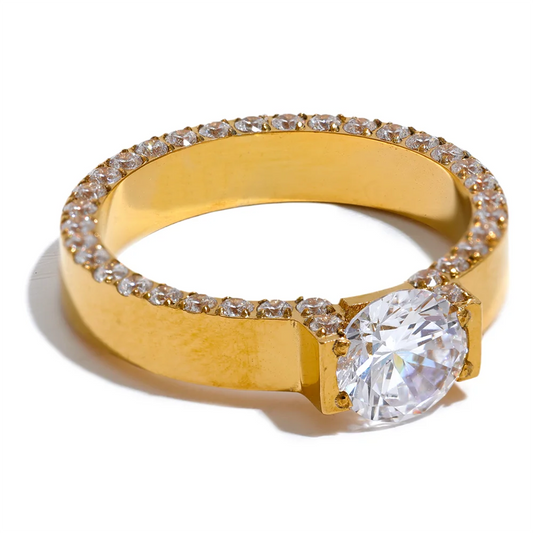 NO:33 Lumière Zirconia Ring