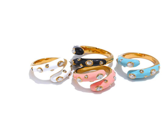NO:5 Open Zirconia Ring