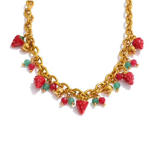 NO:47 Strawberry Necklace