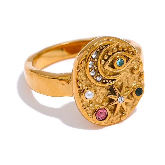 NO:13 Celestial Zirconia Ring