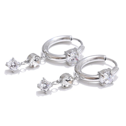 NO:23 Zirconia Drop Earrings