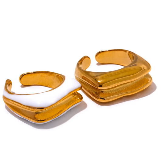 NO:60 Geometric Layer Ring Set