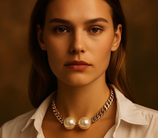 NO:36 Double Pearl Necklace